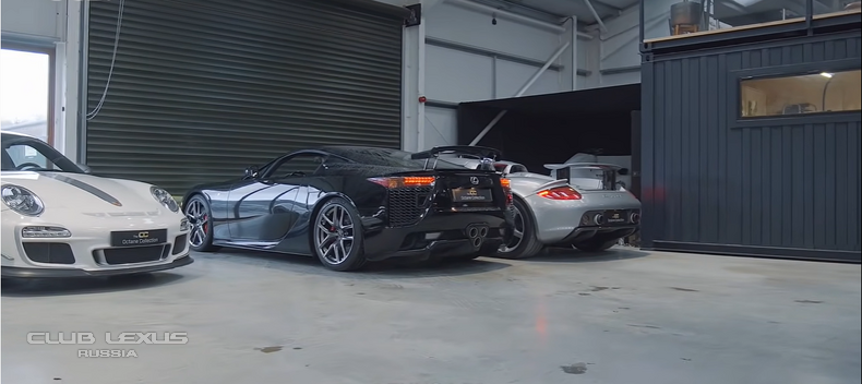 Crank up your speakers and listen as the Lexus LFA sings its
