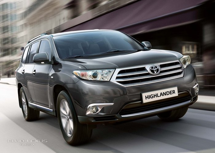 Toyota везет в Россию Highlander Toyota везет в Россию Highlander