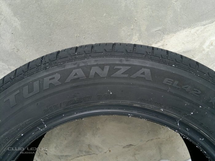 Летние шины Bridgestone Turanza EL42 215/60 R17 96 H Летние шины Bridgestone Turanza EL42 215/60 R17 96 H
