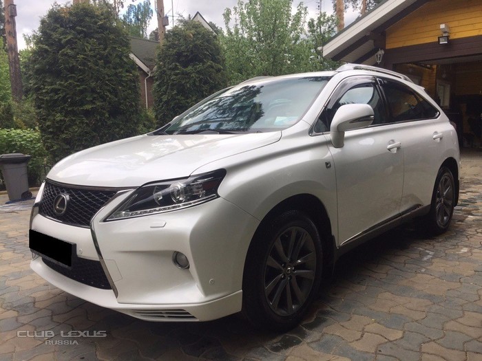 Lexus RX270, 2010 fsport, белый перламутр Lexus RX270, 2010 fsport, белый перламутр
