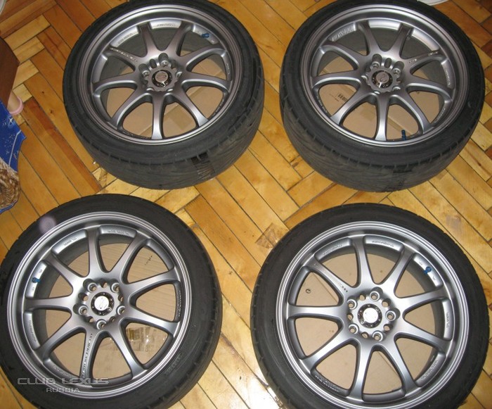 Диски Work XD9 R18 + Toyo Proxes T1R Диски Work XD9 R18 + Toyo Proxes T1R