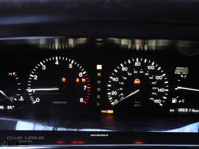 Lexus LS400 1993 "Оптитрон" Панель приборов Lexus LS400 1993 "Оптитрон" Панель приборов