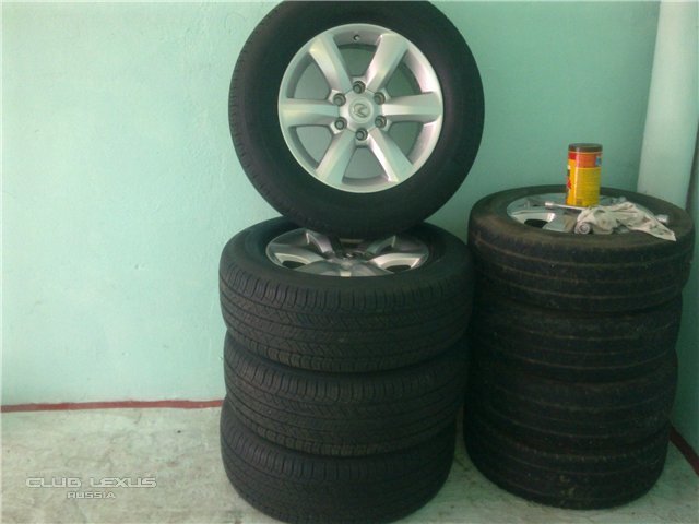 Продам колёса в сборе от Лехуса GX460 265/60R18 Продам колёса в сборе от Лехуса GX460 265/60R18