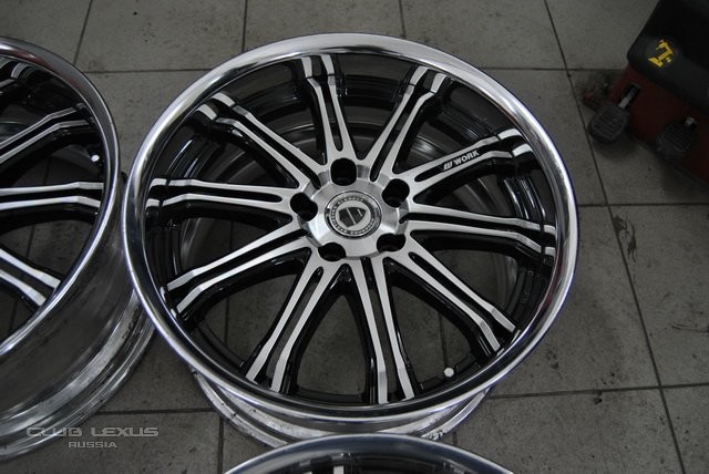 Разноширокие WORK Schwert SC1 R18 с новой рез. Hankook R-S3 Разноширокие WORK Schwert SC1 R18 с новой рез. Hankook R-S3