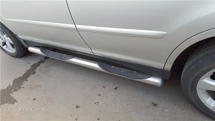 Продано!!! на Lexus RXII 350, хром пороги (защита) Продано!!! на Lexus RXII 350, хром пороги (защита)