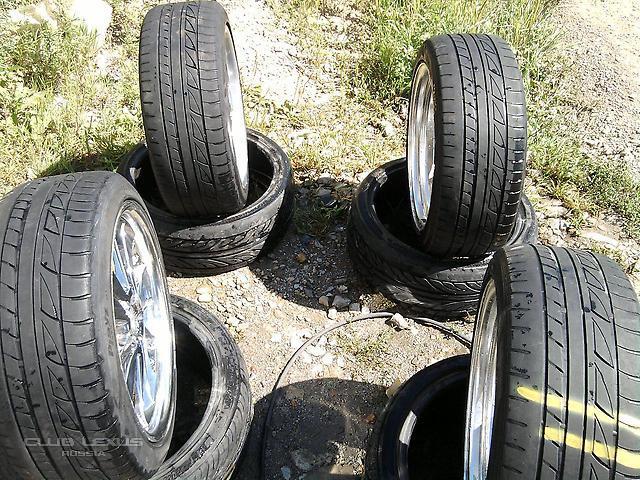 Продаю красивые колеса WORK с резиной R18 на GS, LS, IS Продаю красивые колеса WORK с резиной R18 на GS, LS, IS