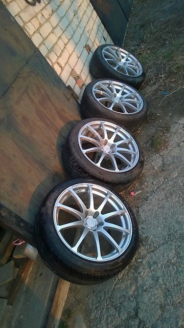 ПРОДАНО! Японские разноширокие диски Advan X Kreuzer R-18 ПРОДАНО! Японские разноширокие диски Advan X Kreuzer R-18