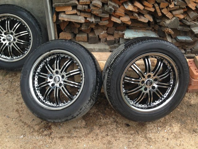 Продам комплект летних колёс 235/55/18 с RX Продам комплект летних колёс 235/55/18 с RX