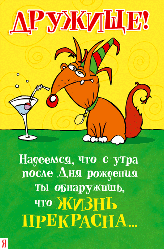 С приколом поздравления с днем рождения друга