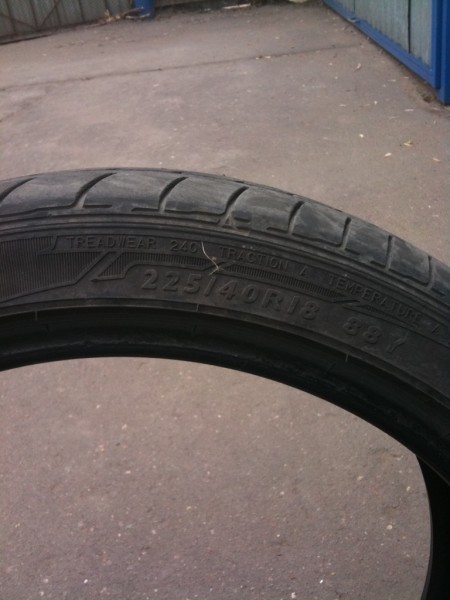 Продам 1 баллон dunlop sport maxx 225/40 R18 Продам 1 баллон dunlop sport maxx 225/40 R18