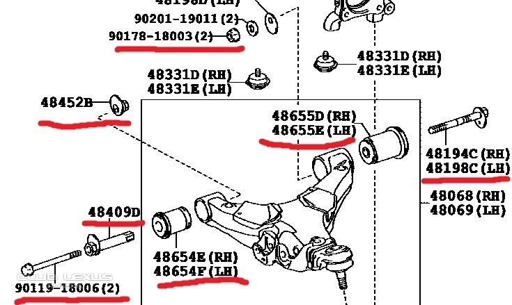 - Toyota LC 200, Lexus LX 570