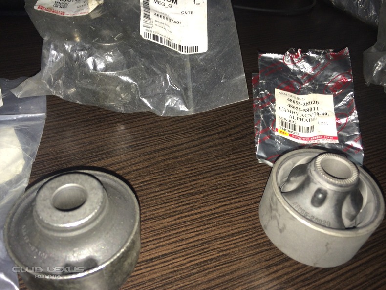 Передние рычаги и их сайлентблоки