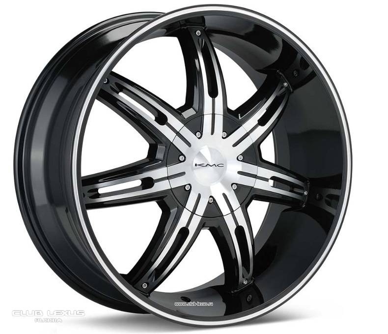   KMC Surge Machined w/Black Accent 20x9 5x150