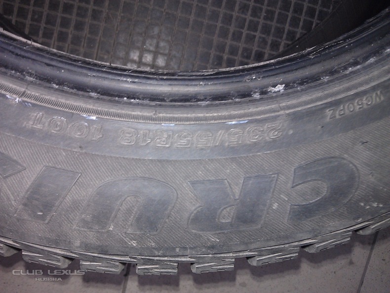    4 .  BRIDGESTONE ICE  CRUISER 235/55 R18