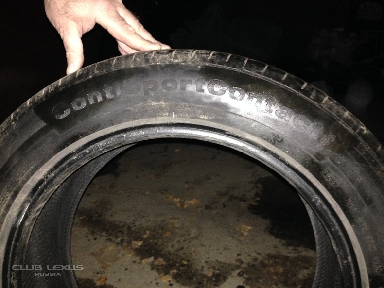 ContiSportContact 235/55/R18. / 2 ,   RX350.