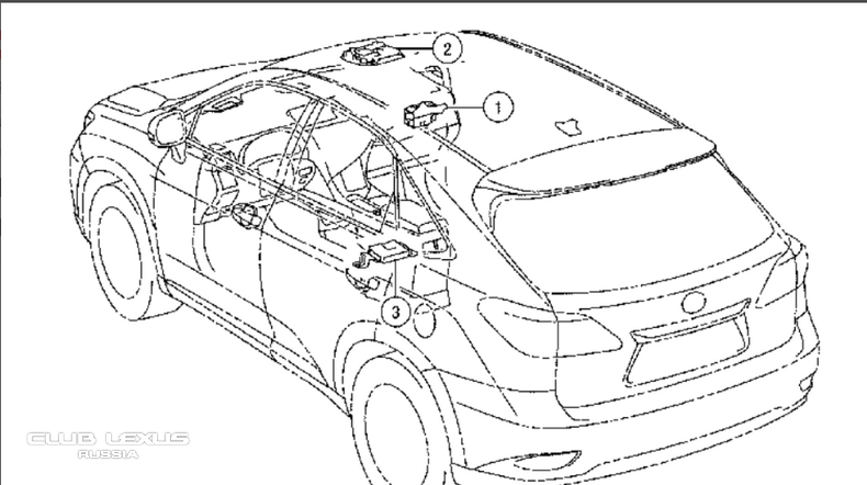 ������ B15EC �� LEXUS RX350 2011(����������)
