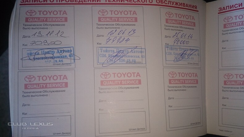 Toyota Land Cruiser 100  2006 122. 1290000
