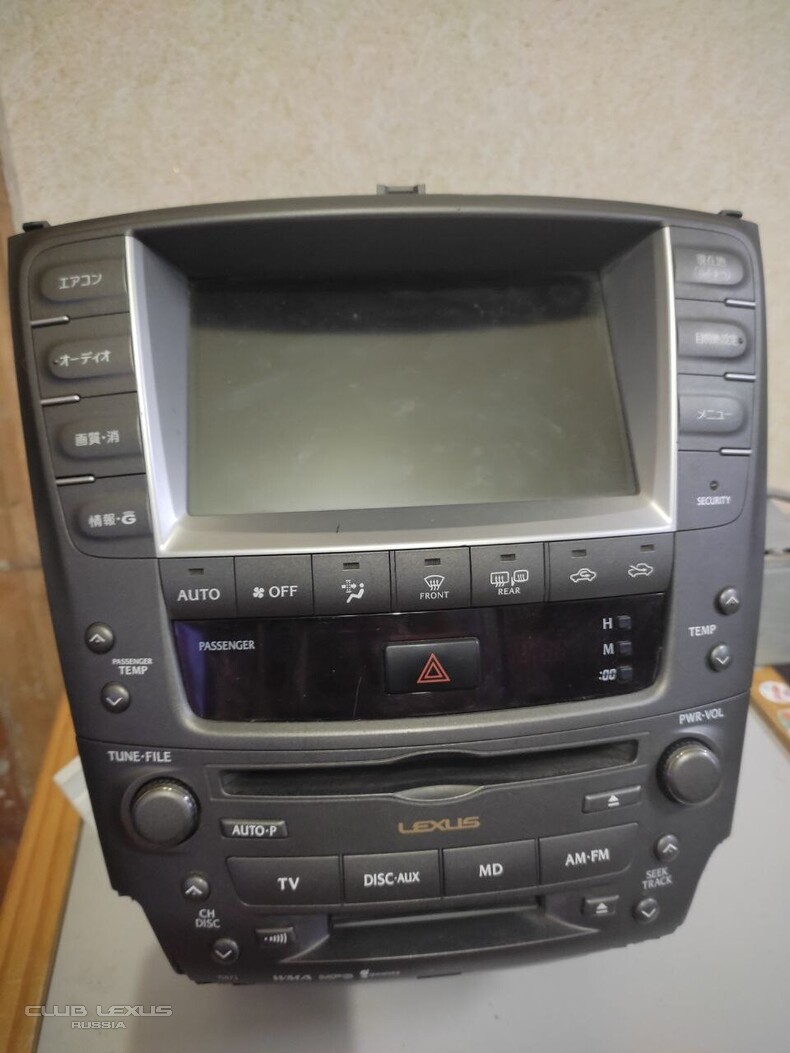 �������� ��������� � HDD �� Lexus IS 2 ������ ��� ���������