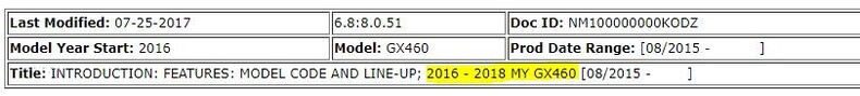 GX 460 2016-23  