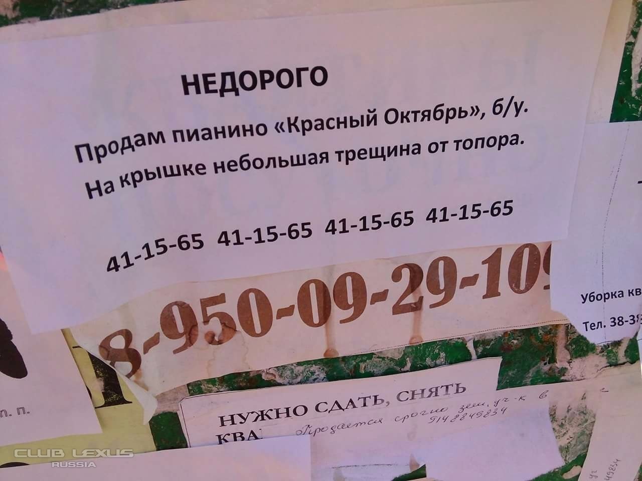 Объявление ок