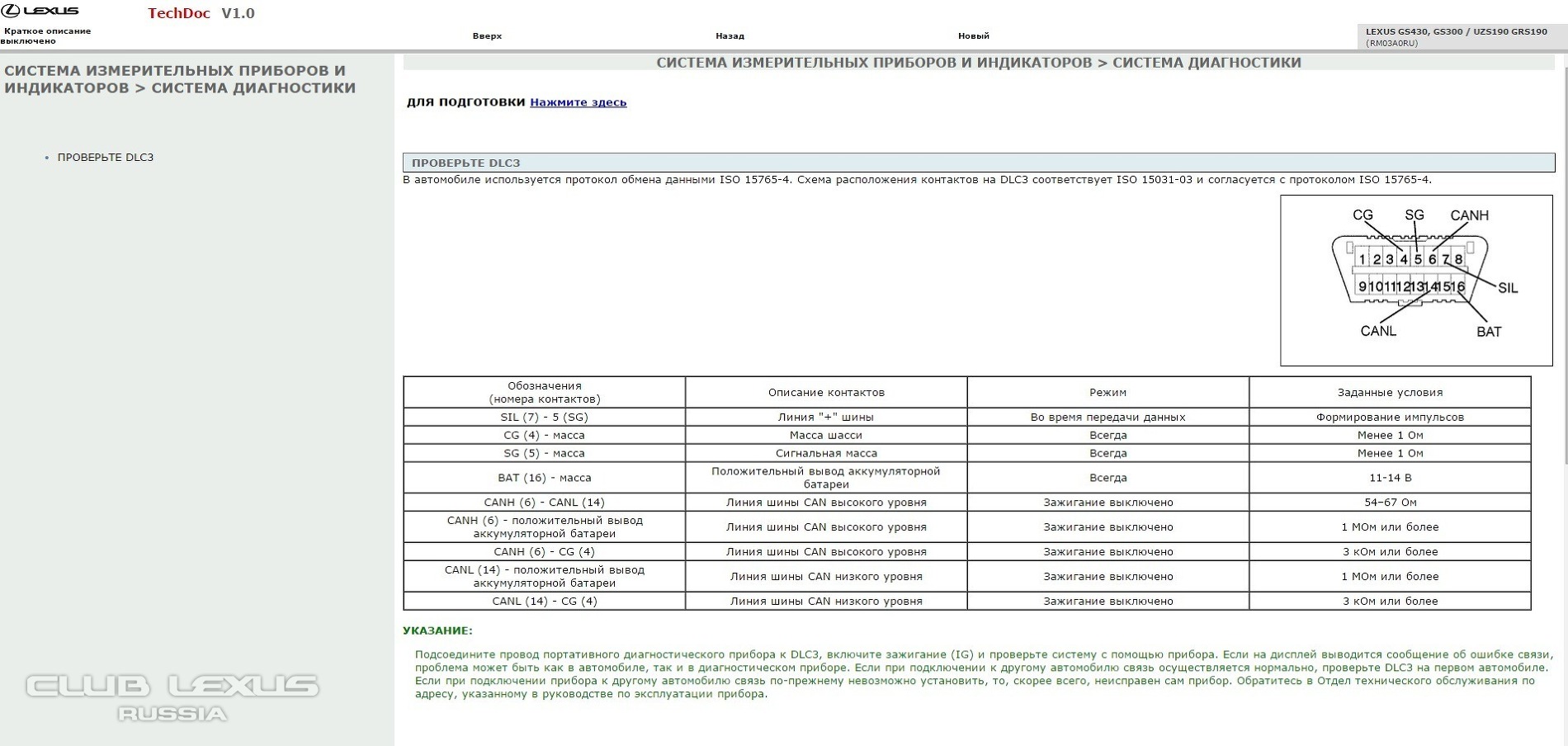 КЛУБ ЛЕКСУС РОССИЯ :: Подключение сигнализации CAN