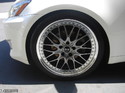 Lexus IS model: White IS250 06
Wheel Make & Model: Work Rezex 2
Wheel Size (diameter and width):19x8.5 19x10
Wheel Offset Front: 42
Wheel Offset Rear: 51
Compatible with tire pressure sensors? Yes

Tire Make and Model: Hankook Ventus Sport K104
Tire Size Front:245/35/19
Tire Size Rear:275/30/19

Suspension mods: Tein CS