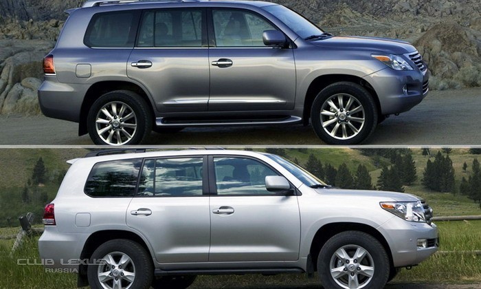 Lexus LX 570 и TLC 200 после рестайлинга.Сравнительный обзор