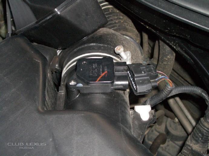 Очистка MAF-сенсора на Lexus RX 300